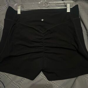 HALARA Black Athletic Shorts Lightweight Elastic Waist